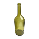 Old bottle in green glass 30s