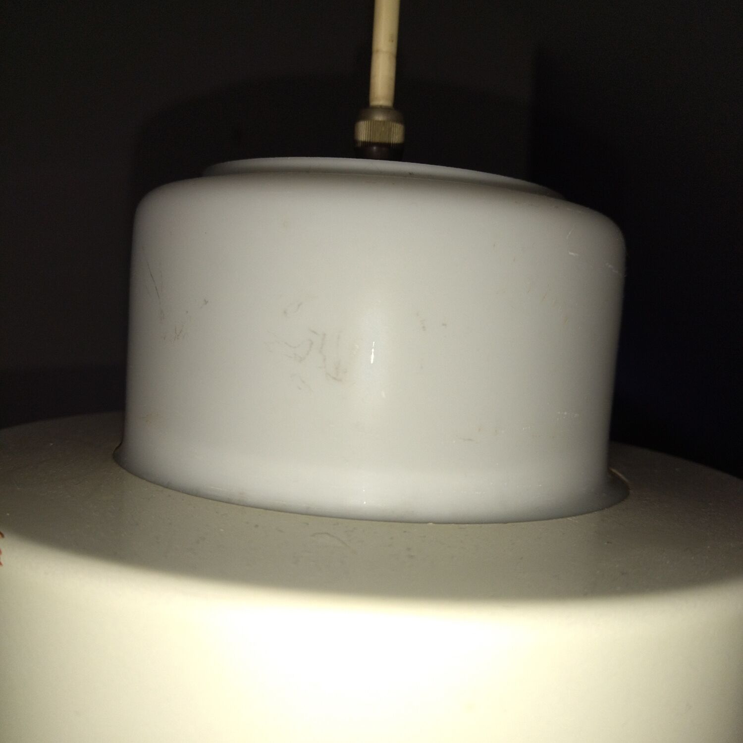 Scandinavian hanging lamp by Louis Kalff 60s