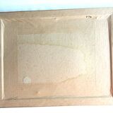 Framed engraving: The Children of Holland, Dog and Cat