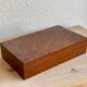 Coffret boite en loupe de bois
