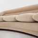 Walnut and mohair velvet sofa by Isa Bergamo, 1940s