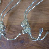 Set of 4 hooks in gilded metal