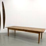 Monumental XXL Pine Farmhouse Table (3.20m) – 1970s