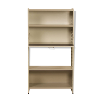 GISPEN 5600 SECRÉTAIRE PAR AR CORDEMEYER, ANNÉES 1950 | PIÈCE UNIQUE EN GRIS, BLANC ET CRÈME