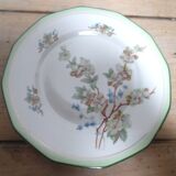 flat, old earthenware Compote