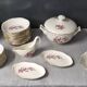 Gien France Peach Blossom dinnerware set
