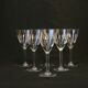 6 wine / port glasses in Baccarat cut crystal? 1930s