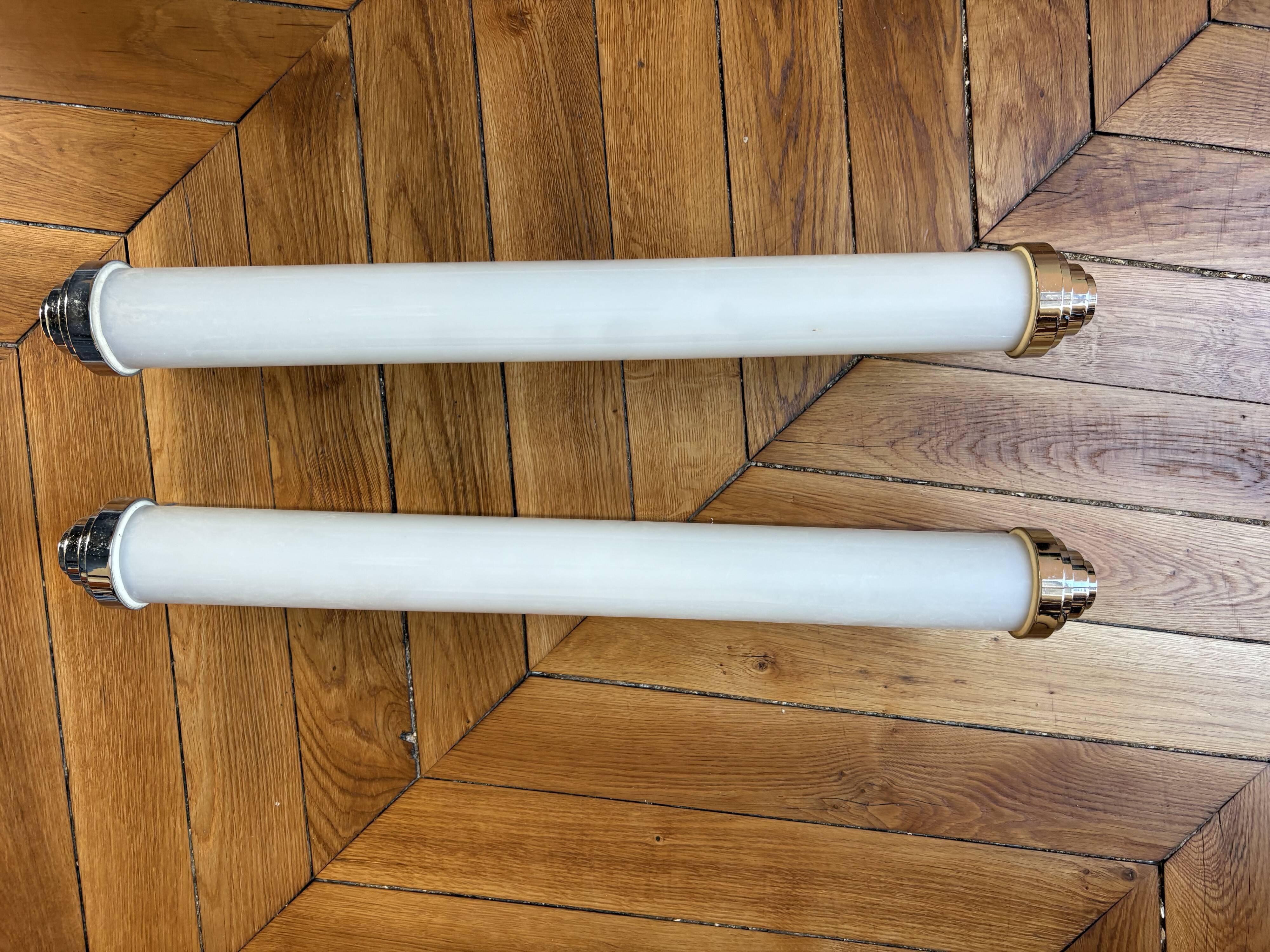 Pair of Carlton wall lights from MLE Paris designed by Pierre-Yves Rochon