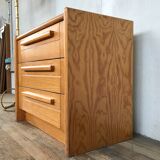 Commode Gautier en bois en pin de 1970