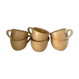 6 sandstone cups