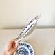 English hollow plates blue flowers