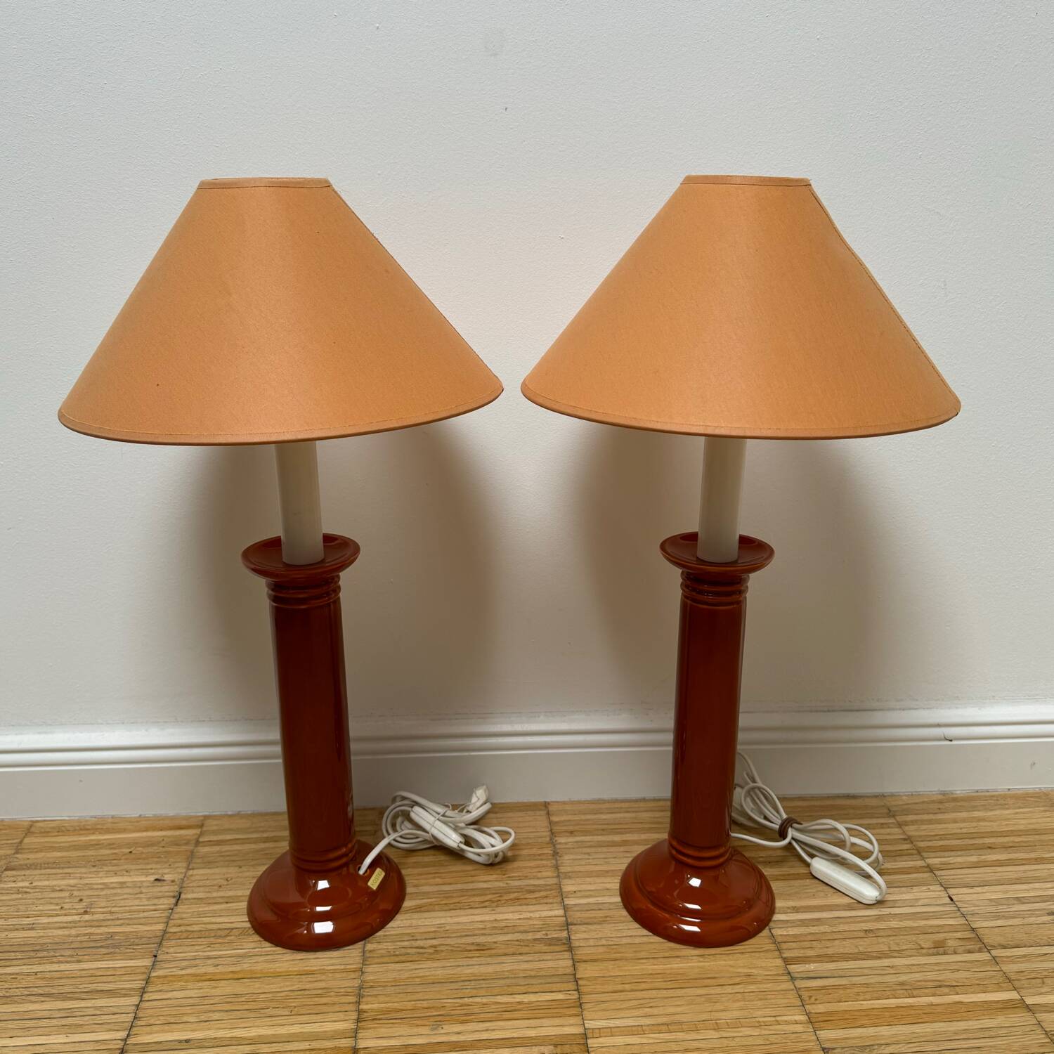 Pair of lamps Kostka