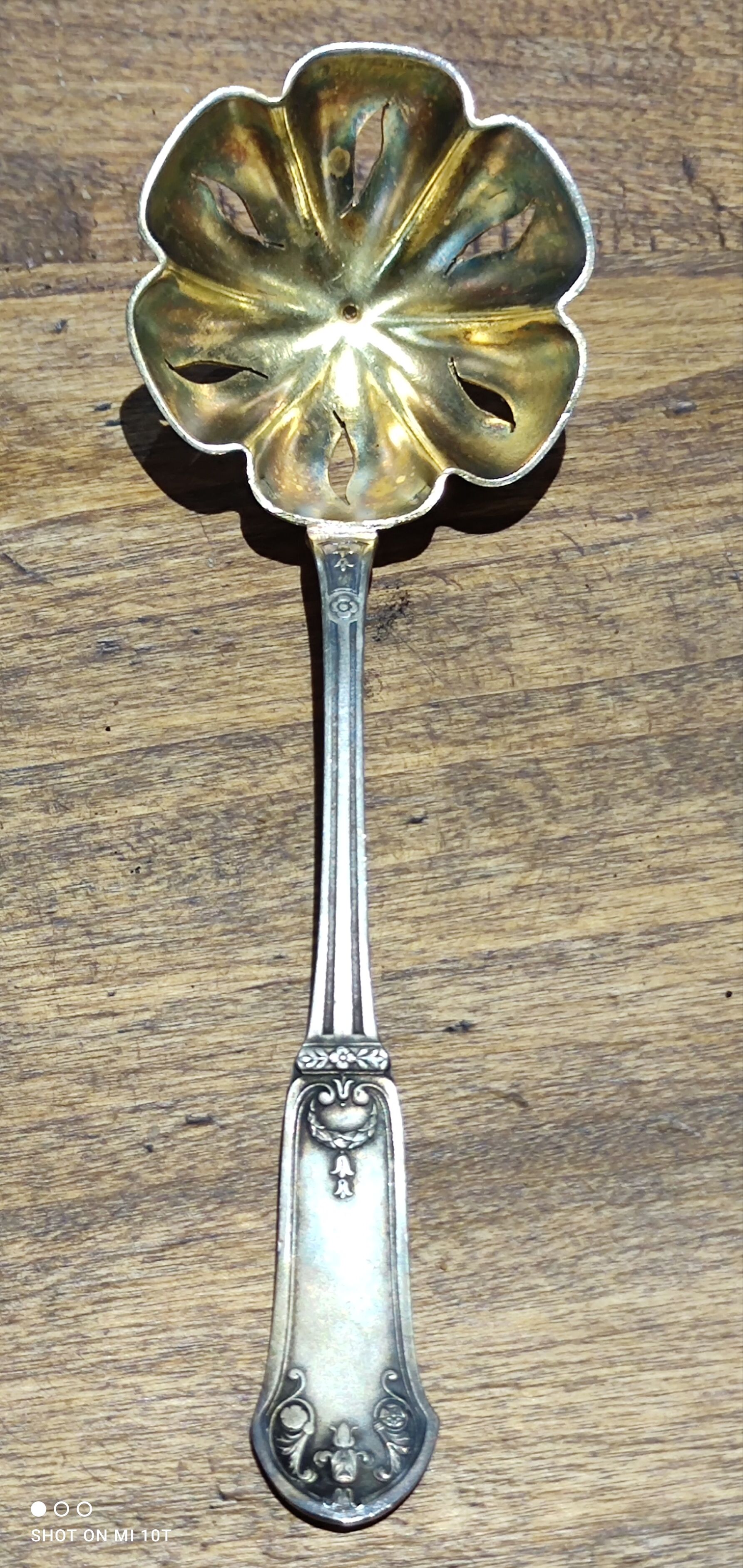 Silver metal table set box/Daguillon Nantes