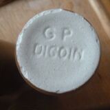 Set of 6 glasses in sandstone GP Digoin