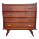 Commode vintage pieds compas 
