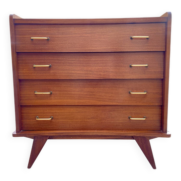 Vintage commode with tapered legs