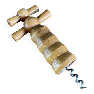 Wooden corkscrew