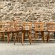 Série de 15 chaises bistrot