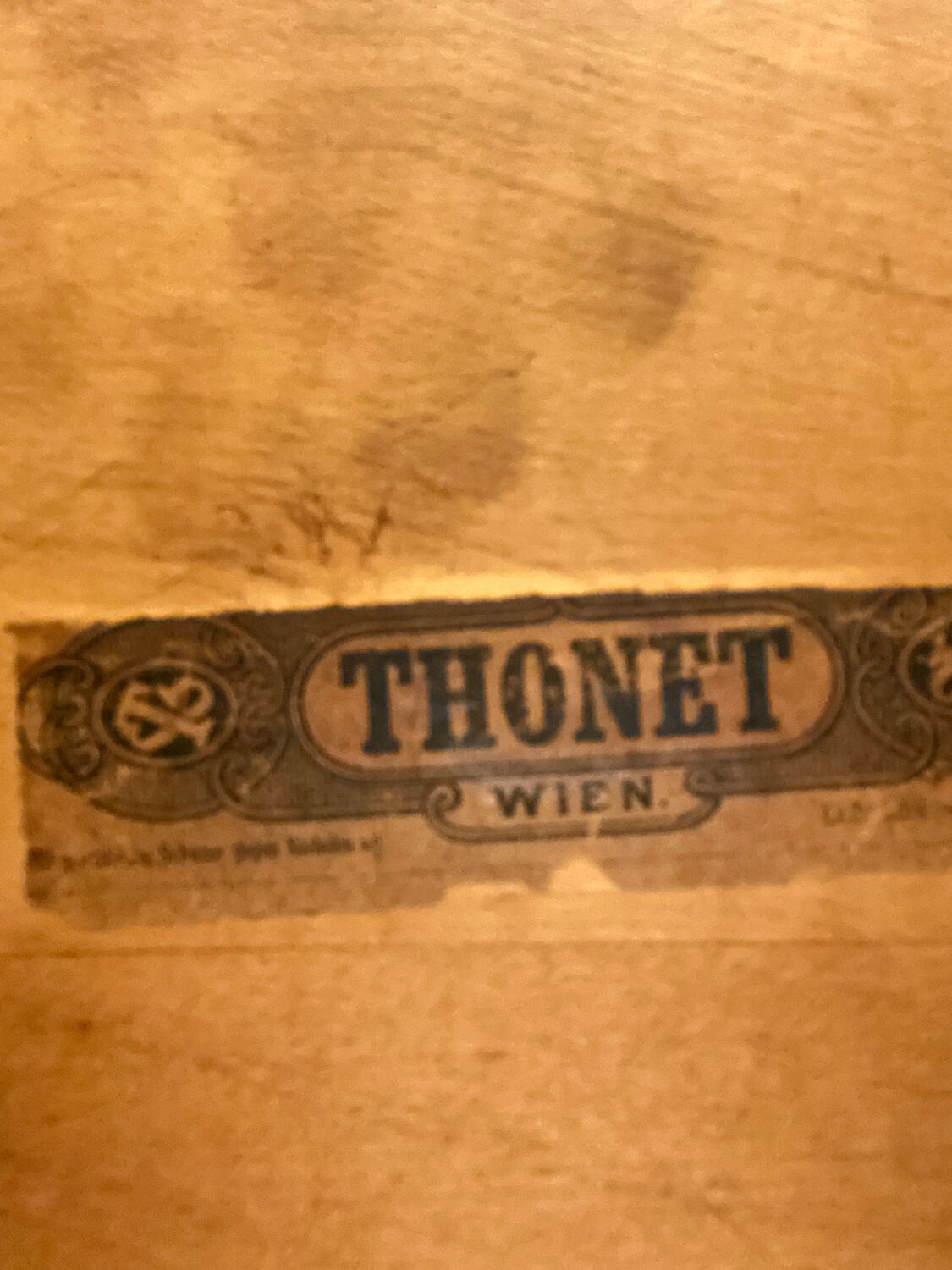 Thonet music table from 1900
