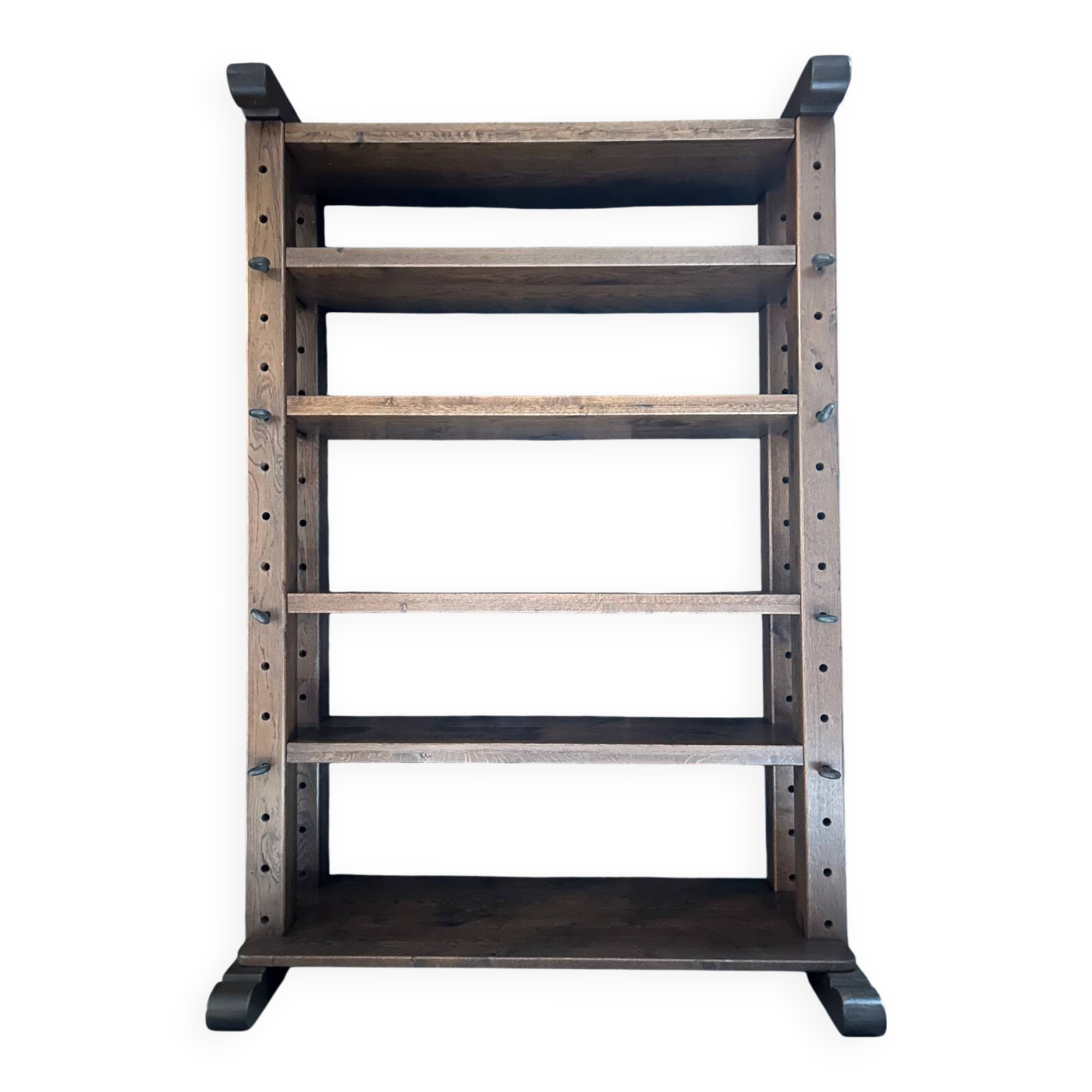 Vintage brutalist display cabinet