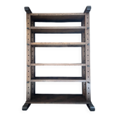 Vintage brutalist display cabinet