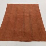 5x6 Terracotta Vintage Kilim Rug, 154x190Cm