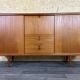 60s 70s teak sideboard highboard H.W. Klein Bramin Danish Modern Design