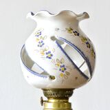 Large handcrafted earthenware lamp from Moustiers
