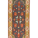 Balkan Kilim Runner Rug, Handmade Flatweave Carpet for Entryway 210 × 95 cm