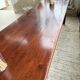 Table XXL noyer massif foncé 3m