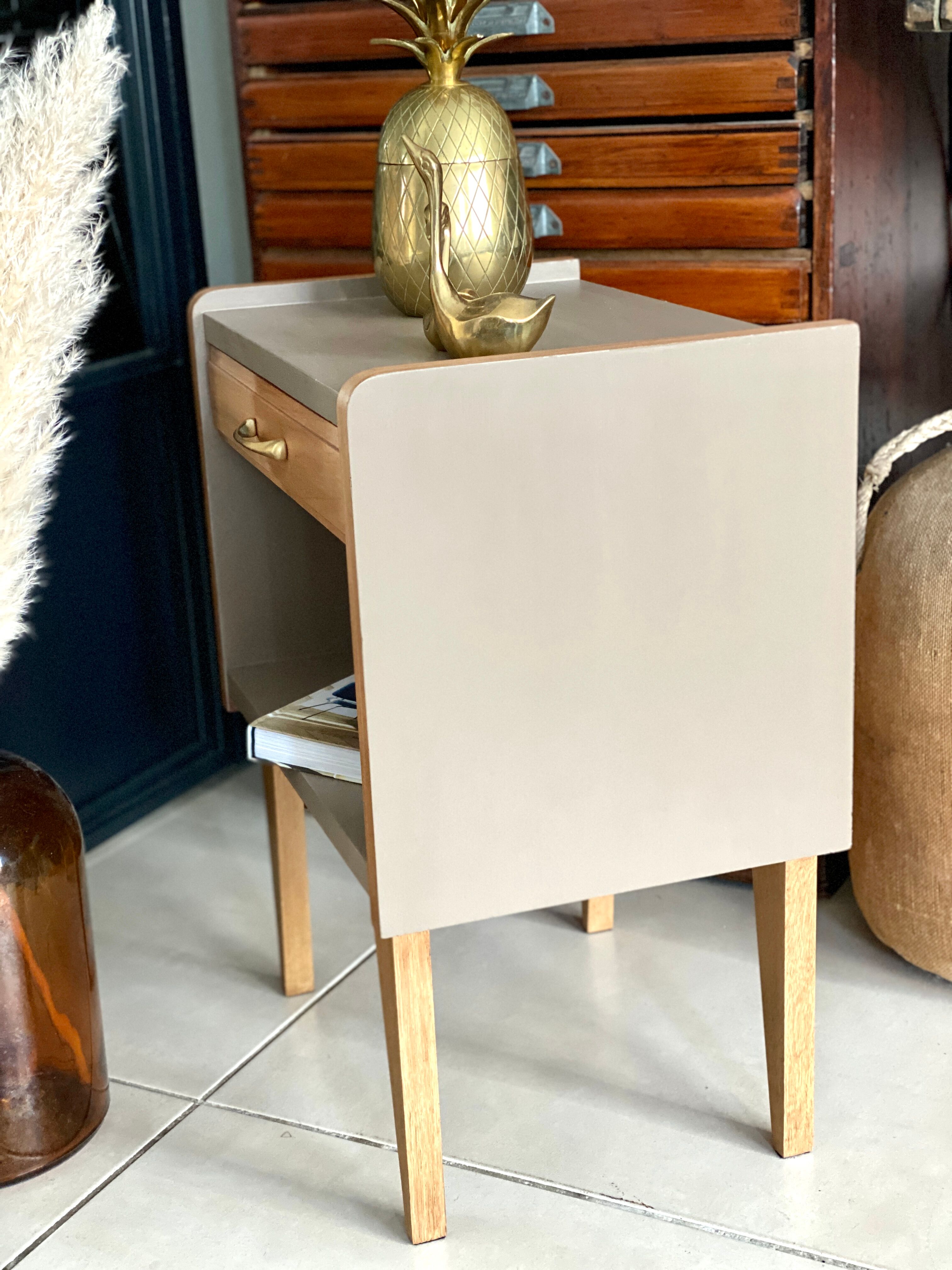 Table de chevet vintage