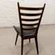 'Quattro Colori' Teak and Leatherette Dining Chairs