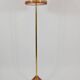Lampe sur pied Roberto Pamio Febo en marbre, laiton et verre de Murano par Leucos Italie
