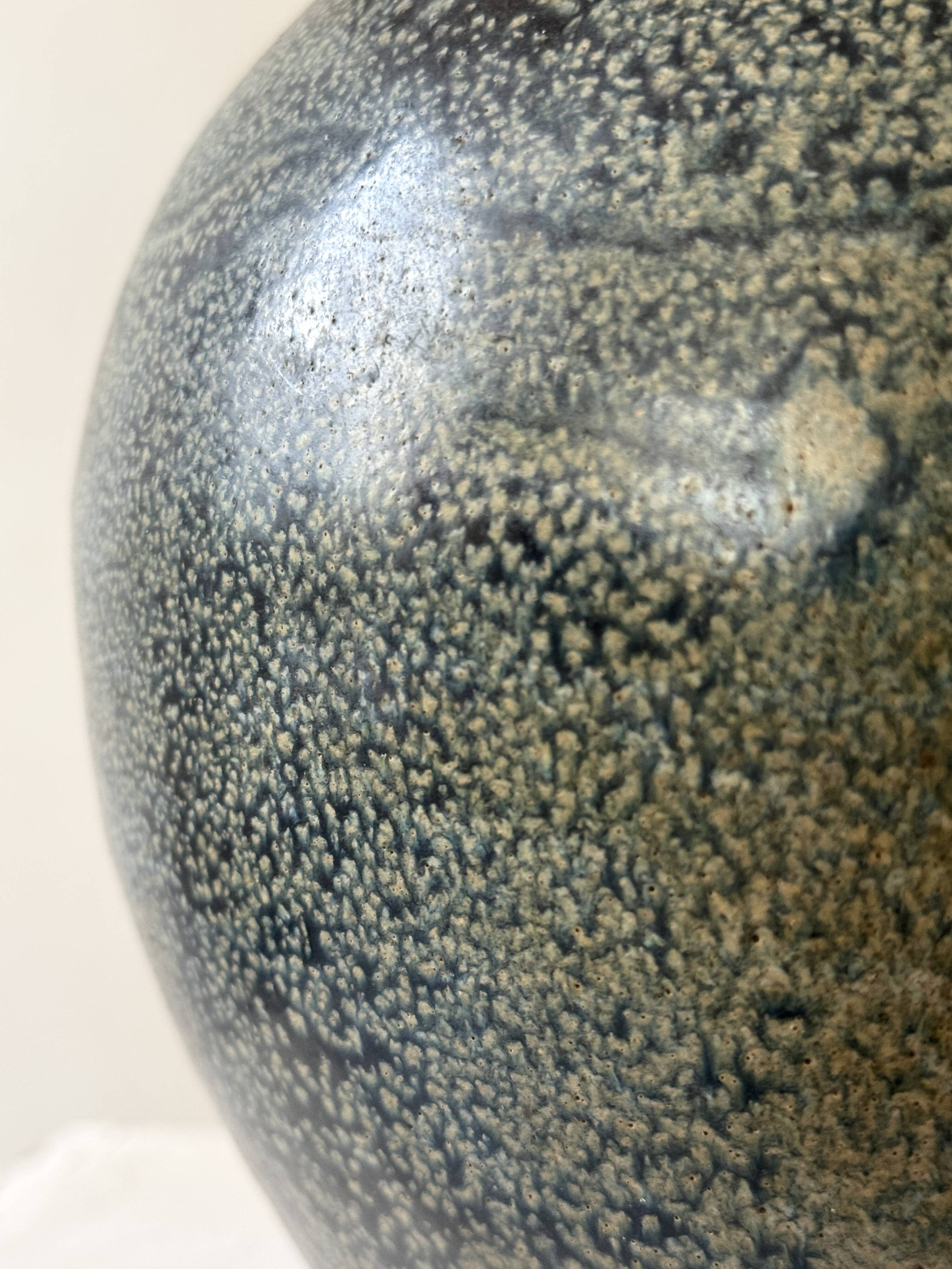 Table lamp in ceramic by Annie Maume and Robert Héraud, La Borne 1950.