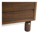 Walnut chest of drawers by Gianfranco Frattini for Bernini.