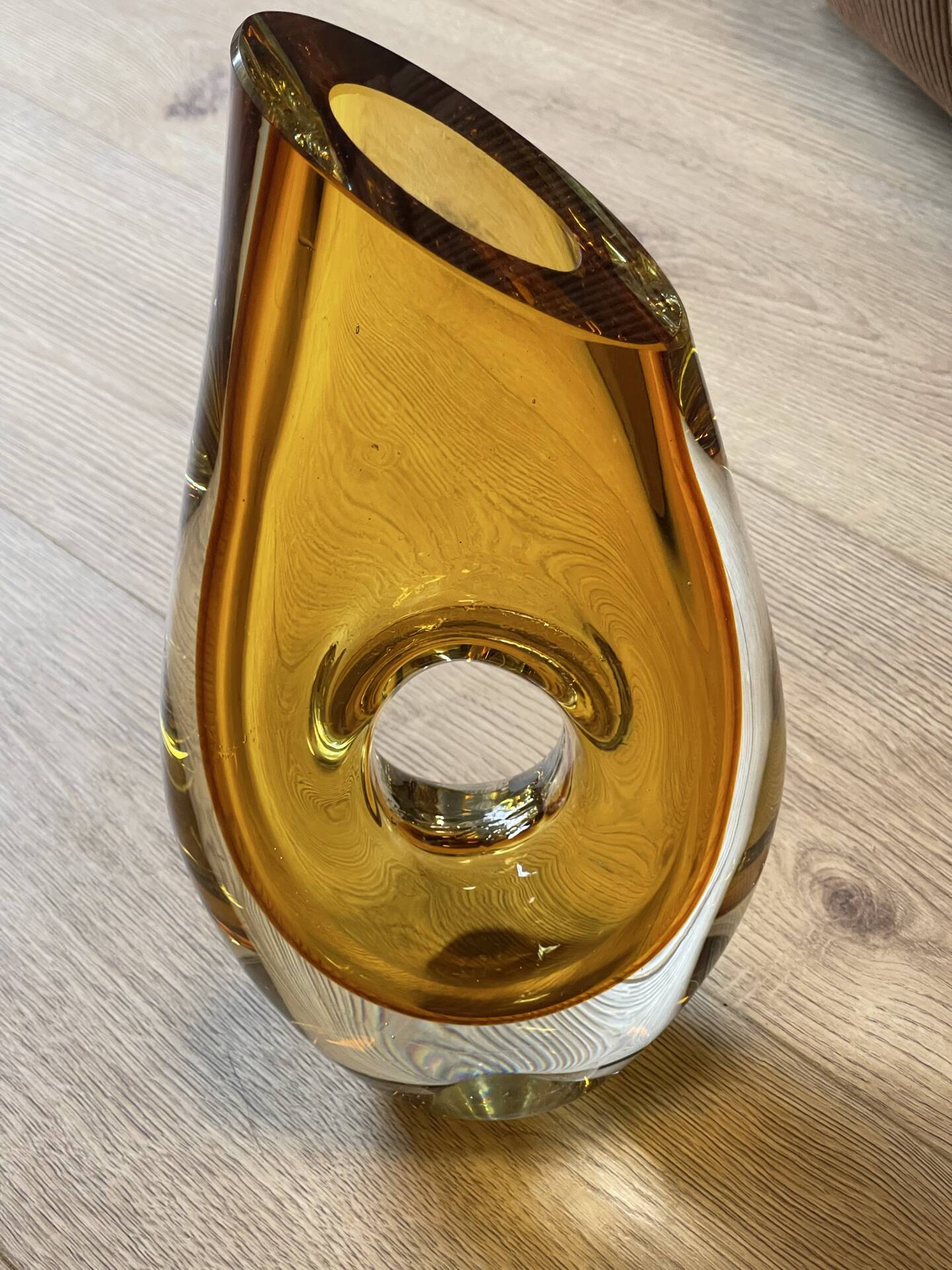 Sommerso vase from Murano