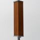 chrome and wood art deco pendant chandelier, circa 1930´s, bohemia