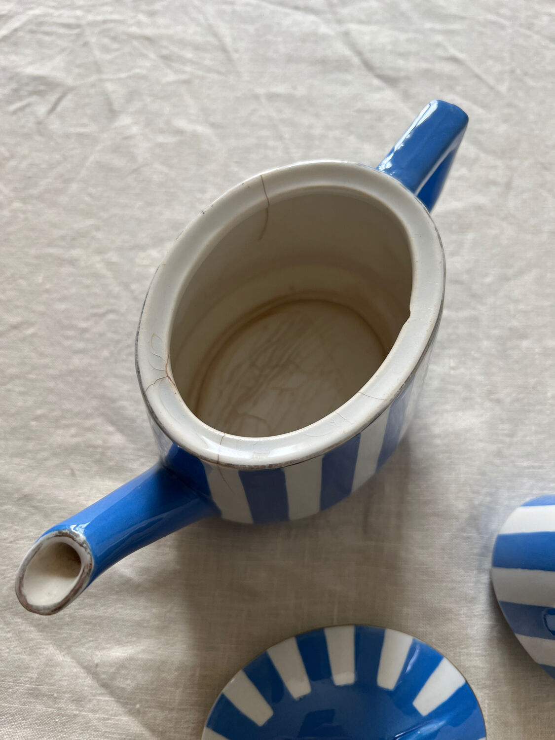 Teapot Sarreguemines Fox Trott