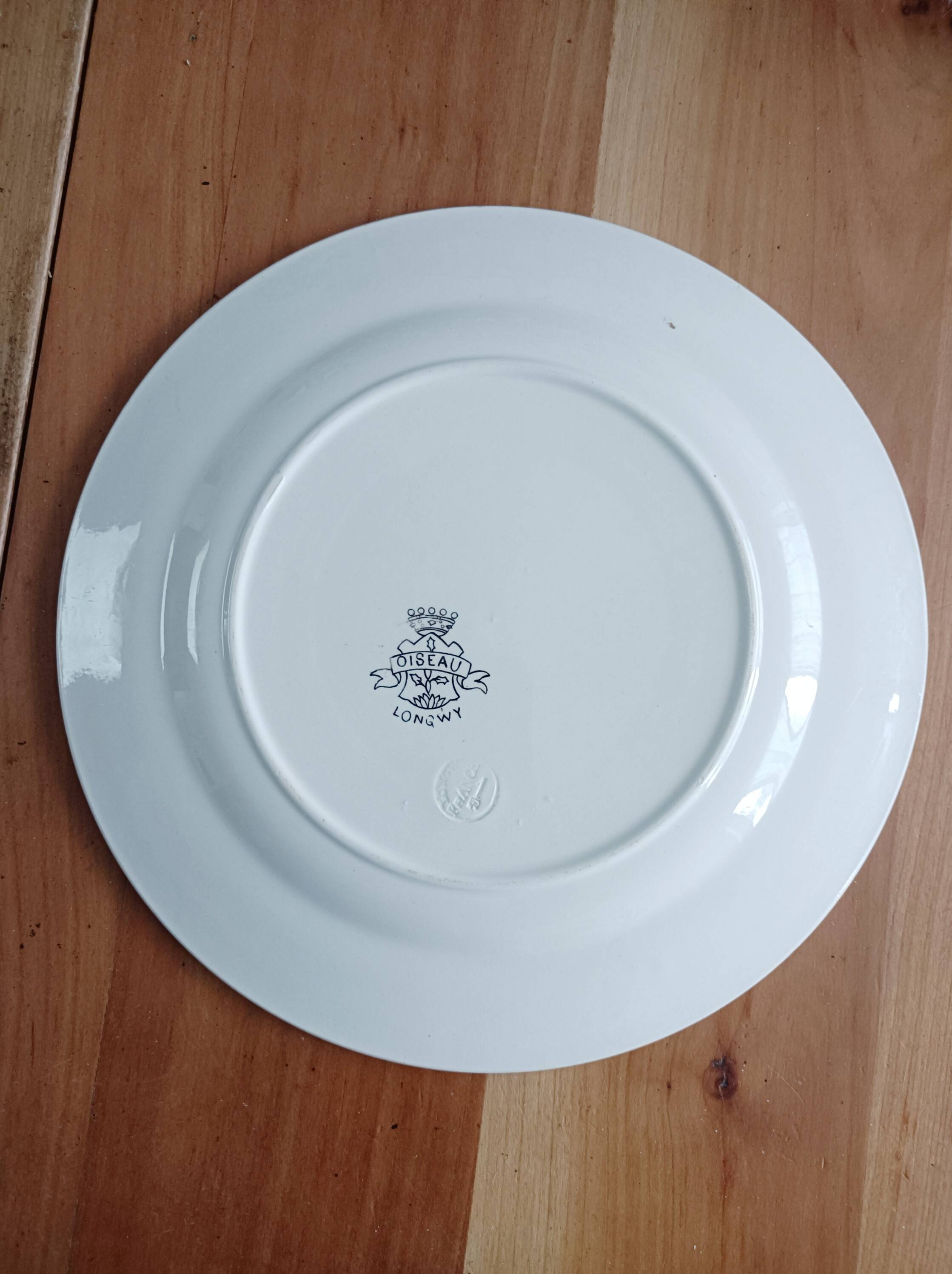 Longwy flat plate, Bird