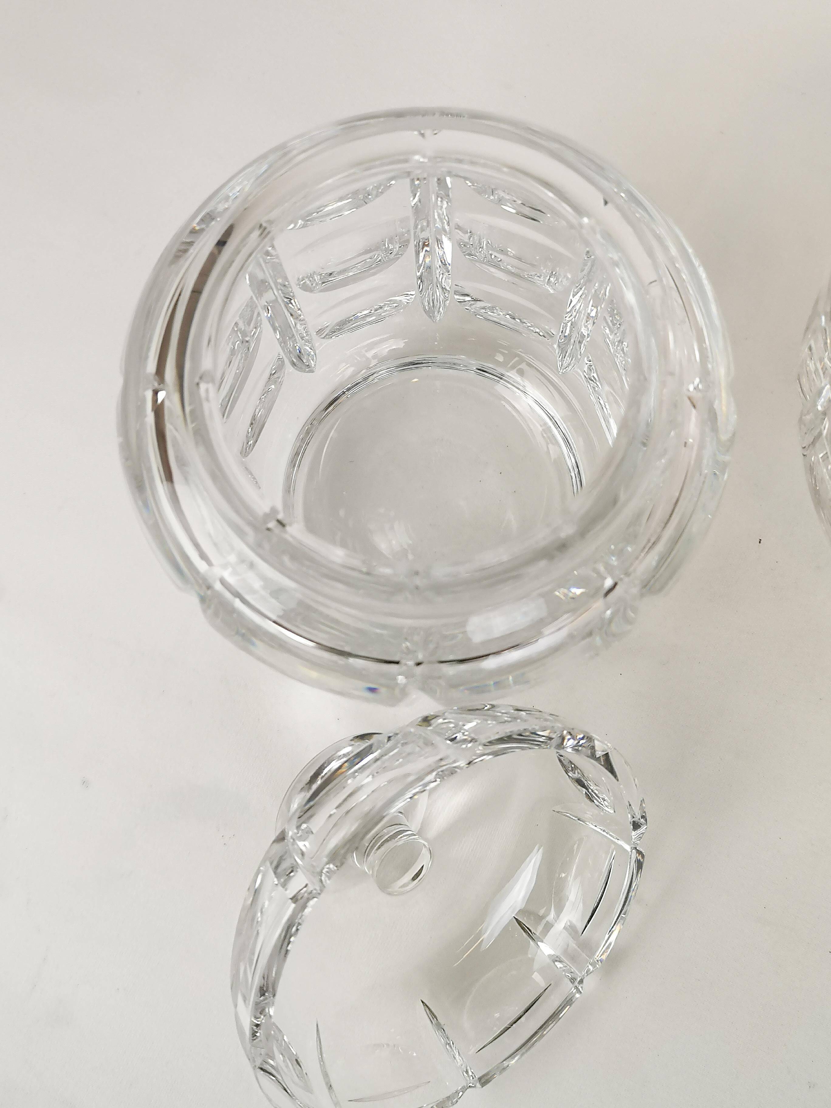 Set of 3 Art Deco crystal pieces Orrefors Simon Gate Sweden