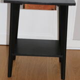 60s black drawer bedside