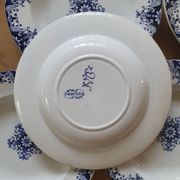 14 deep plates Terre de Fer Jules Vieillard Bordeaux Rouen