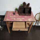 Small Vintage Workshop Table - Console Table