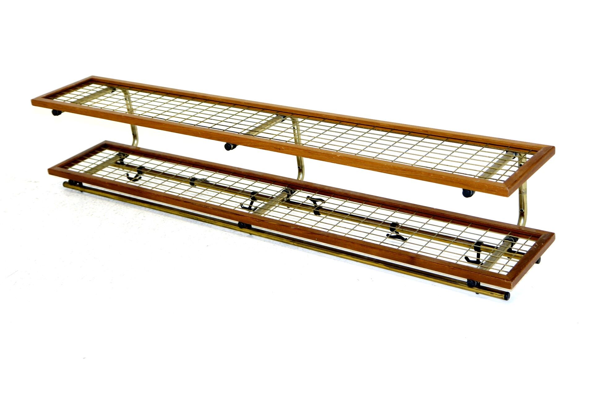 Teak and metal hook, Sweden, 1970