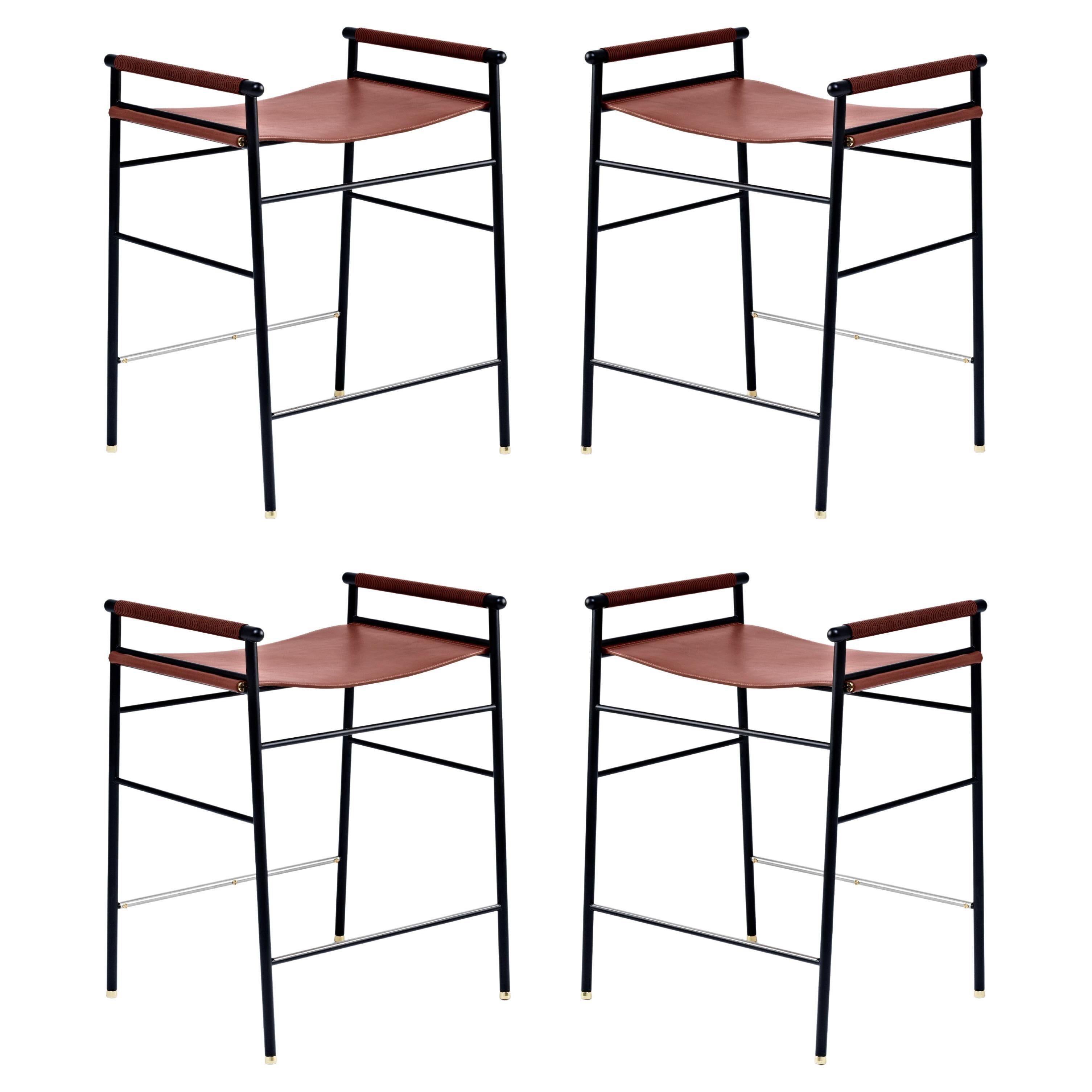 Set de 4 tabourets