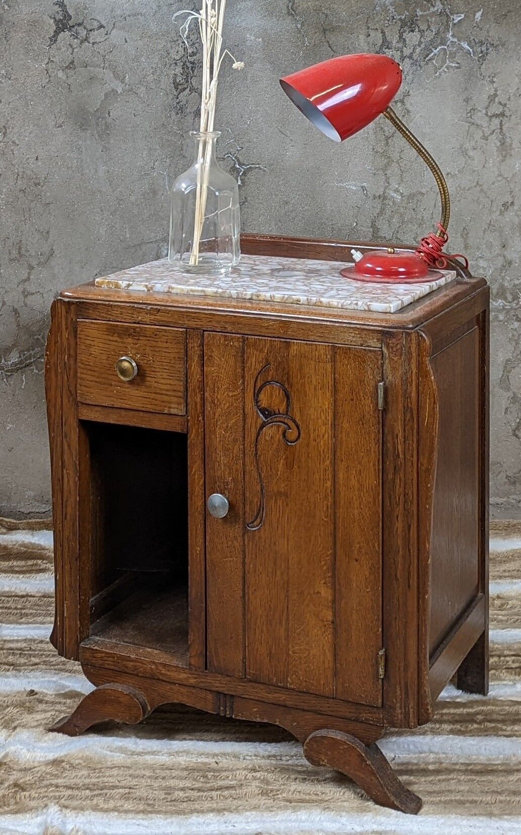 Vintage bedside table