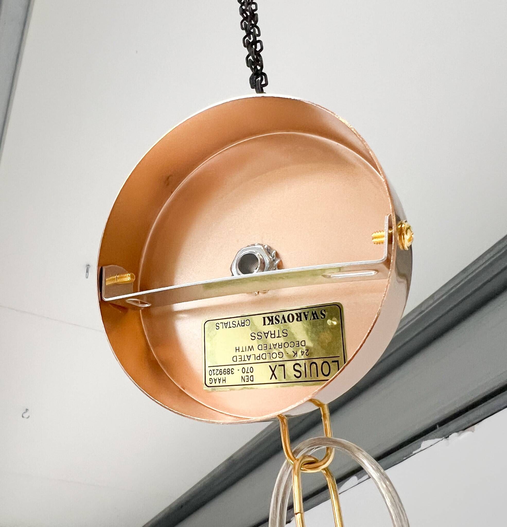 Italian cristal chandelier by Swarovski, after 2000