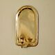 Single mid-century Swedish brass sconce
