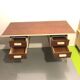 1960 VINTAGE DESK FORMICA METAL TUBING 4 DRAWERS