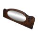 Miroir ovale biseauté
